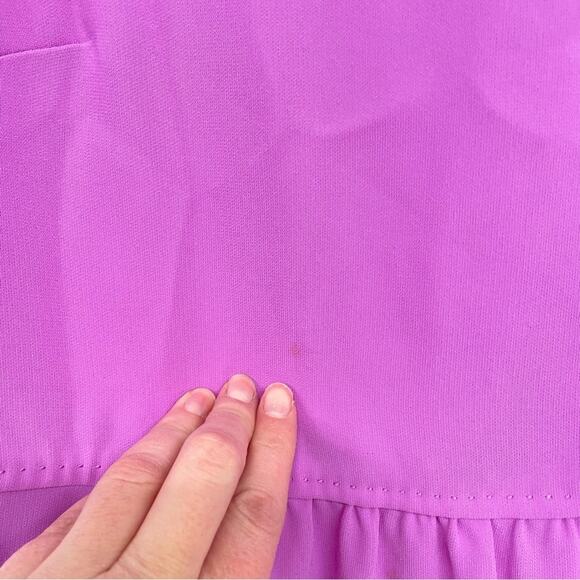 J Crew Purple Sleeveless Fit & Flare Mini Dress Womens 4 Classic Lavender Preppy - Picture 3 of 10